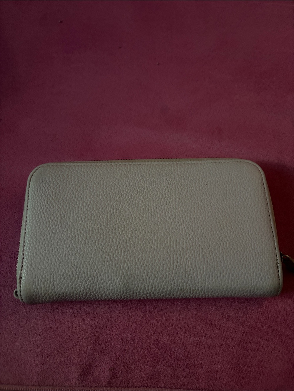 thirty-one Pebbled Zip-Around Wallet in Light Mauve